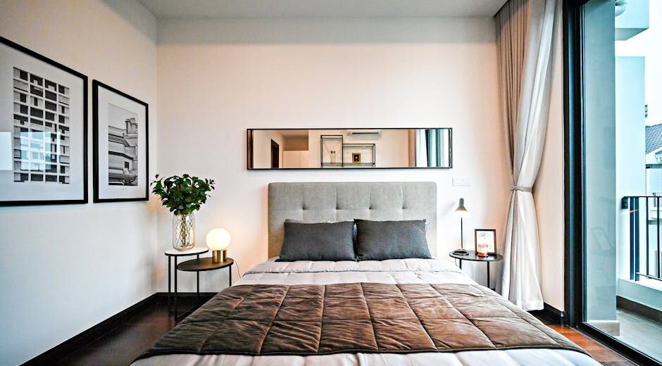 Wezgłowie tapicerowane z oświetleniem i gniazdami - projekt i montaż krok po kroku