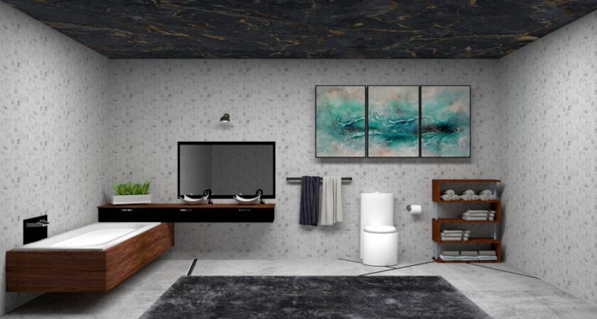 Sufitowa suszarka linkowa w łazience w bloku - wybór, wymiary i montaż krok po kroku