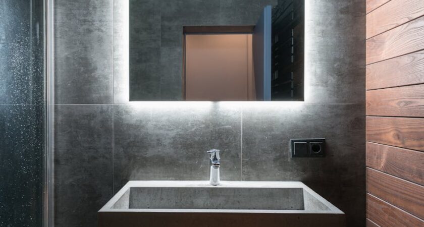 Lustro antypara w łazience - mata grzewcza, oświetlenie i montaż krok po kroku